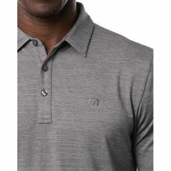TravisMathew The Heater Mens Golf Polo 21 TravisMathew The Heater Mens Golf Polo -Clubs Shop 23916 SLEET 1