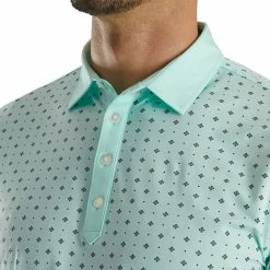 FootJoy Athletic Fit Deco Print Mint Mens Golf Polo -Clubs Shop 24686 MINTNAVY 2 a3d5e74d e63f 4cb9 b6e9 7c511d714d1c