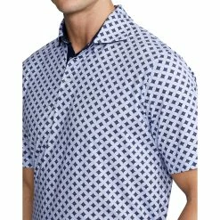 Polo Ralph Lauren Polo Golf Ralph Lauren Printed Pima Jersey Blue Mens Golf Polo -Clubs Shop 24933 BLUEFOULARD 2 44196b39 c79e 409d b08d 491a8e7c0541