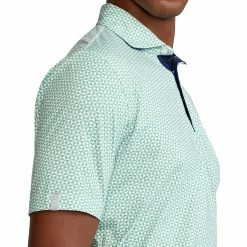 Polo Ralph Lauren Polo Golf Ralph Lauren Printed Pima Jersey Outback Green Mens Golf Polo -Clubs Shop 24935 OUTBACKGREEN 2