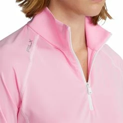 Polo Ralph Lauren RLX Ralph Lauren Airflow Taylor Rose Womens Longsleeve Golf 1/4 Zip -Clubs Shop 25006 TAYLORROSEWHT 3 64474c8d 97cb 41bb b1a1 1ee9b3e57583
