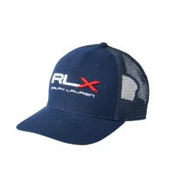 Polo Ralph Lauren RLX Ralph Lauren High Crown French Navy Mens Trucker Hat