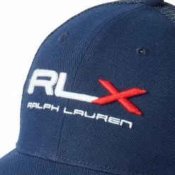 Polo Ralph Lauren RLX Ralph Lauren High Crown French Navy Mens Trucker Hat -Clubs Shop 25027 FRENCHNAVY 2