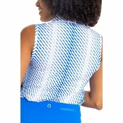 Kinona Keep It Covered Printed Womens Sleeveless Golf Polo -Clubs Shop 25158 TREADLGHT942 1
