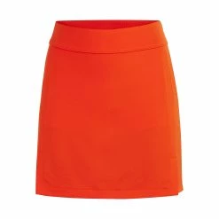 J.Lindeberg J. Lindeberg Amelie Mid Womens Golf Skort -Clubs Shop 25423 TANGERINEG016