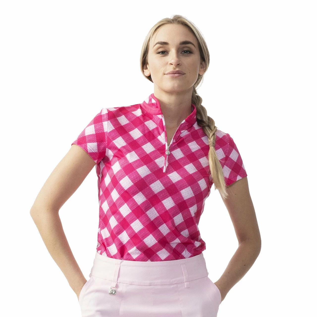 Daily Sports Estelle Dahlia Womens Golf Polo 1 Daily Sports Estelle Dahlia Womens Golf Polo