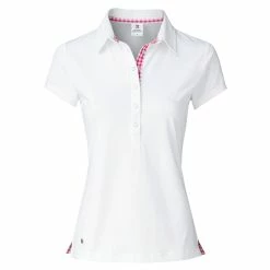 Daily Sports Dina White Womens Golf Polo