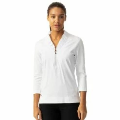 Daily Sports Patrice Womens 3/4 Sleeve Golf Polo 6 Daily Sports Patrice Womens 3/4 Sleeve Golf Polo -Clubs Shop 25765 WHITE100 2f4b73d1 bc78 45c1 91f8 13724839e5a2
