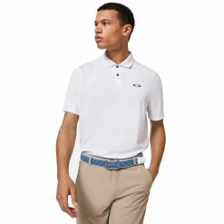 Oakley Icon TN Protect RC Mens Golf Polo -Clubs Shop 25797 WHITE100