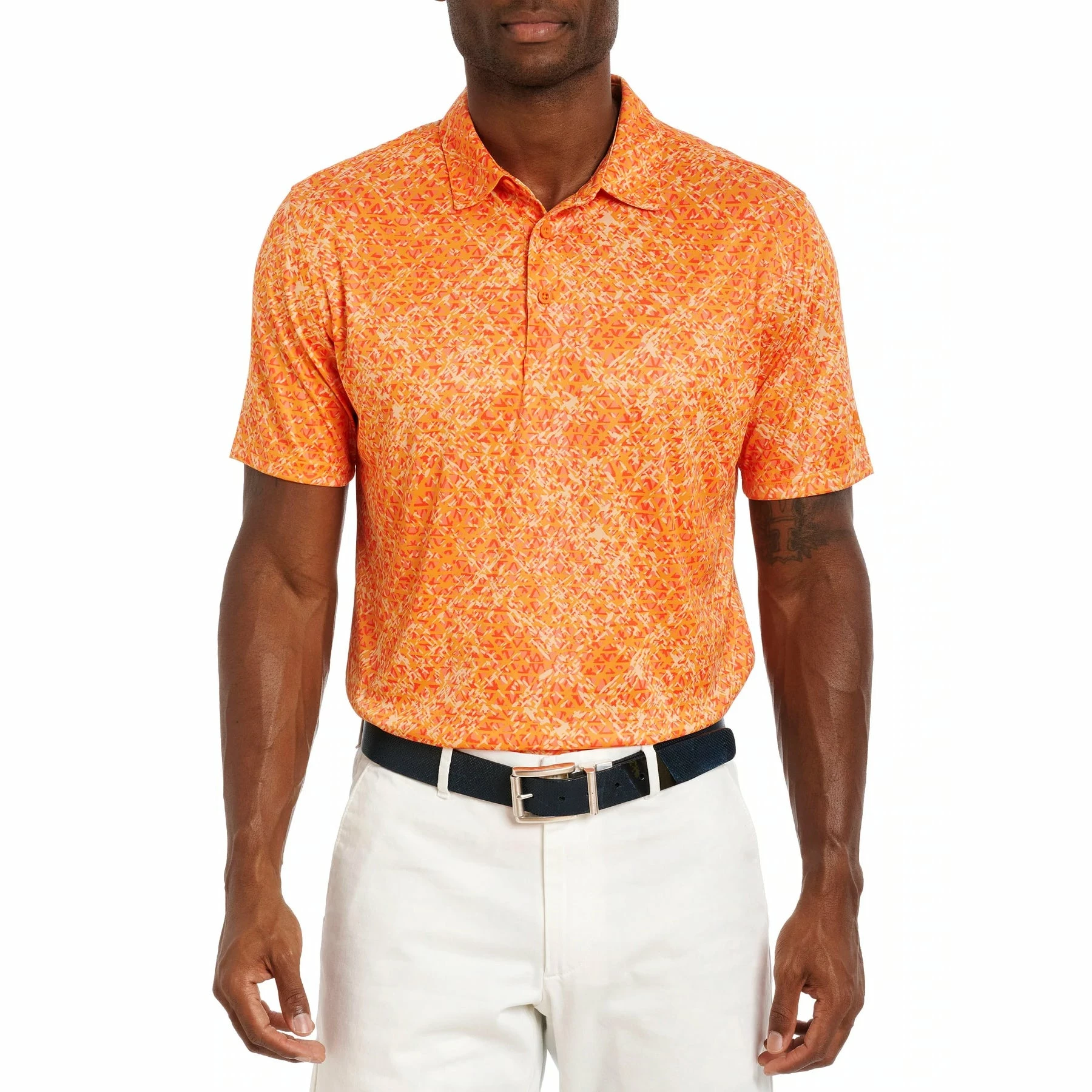 Robert Graham Downdrift Performance Knit Mens Golf Polo 1 Robert Graham Downdrift Performance Knit Mens Golf Polo