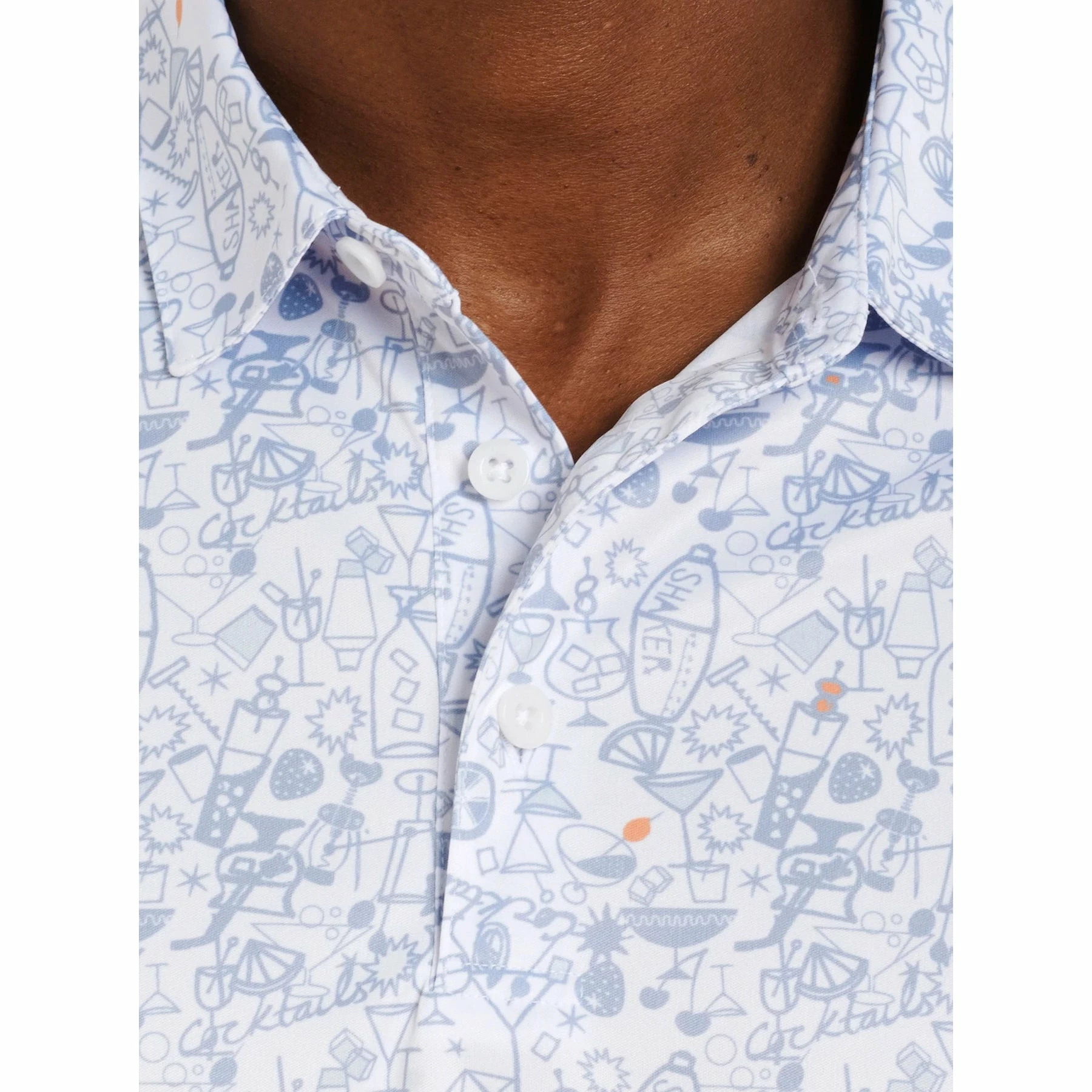 Robert Graham Beach Club Performance Knit Mens Golf Polo 2 Robert Graham Beach Club Performance Knit Mens Golf Polo - Image 2