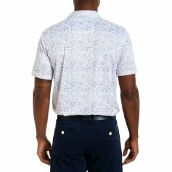 Robert Graham Beach Club Performance Knit Mens Golf Polo 5 Robert Graham Beach Club Performance Knit Mens Golf Polo -Clubs Shop 25818 WHITE 2