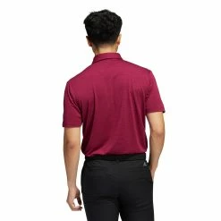 Adidas Golf Adidas Space-Dyed Striped Mens Golf Polo -Clubs Shop 26926 LEGACYBURGUNDY 1 e133e00d e437 4c62 9dd6 bdd8eb38a573