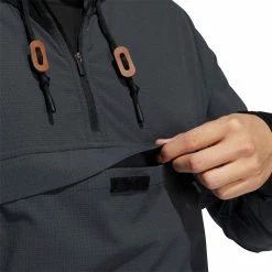 Adidas Golf Adidas Adicross Anorak Carbon Mens Golf 1/2 Zip -Clubs Shop 26942 CARBON 2
