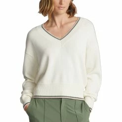 Polo Ralph Lauren RLX Ralph Lauren Wool-Blended Cricket Cream Multi Womens Golf Sweater