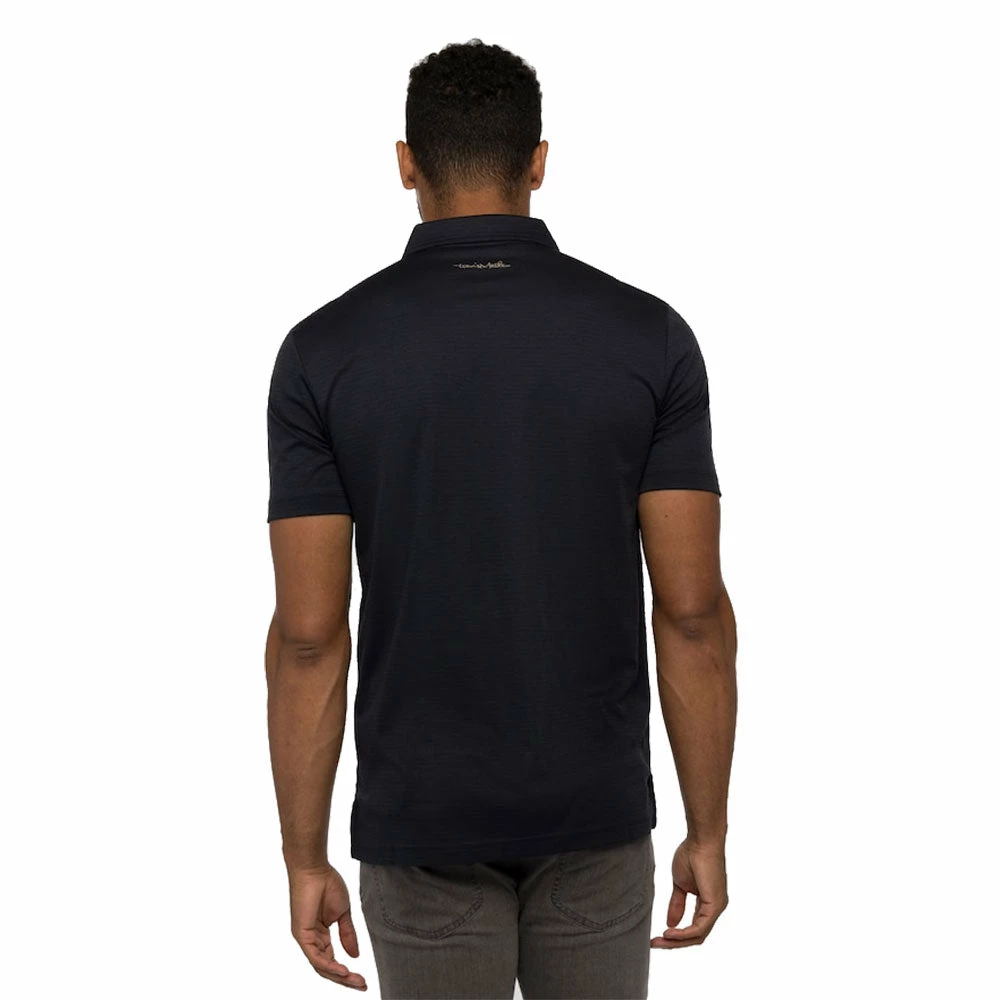 TravisMathew Valetta Black Mens Golf Polo 2 TravisMathew Valetta Black Mens Golf Polo - Image 2