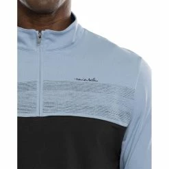 TravisMathew Out All Night Faded Denim Mens Golf 1/4 Zip -Clubs Shop 27024 FADEDENIM4FDD 2