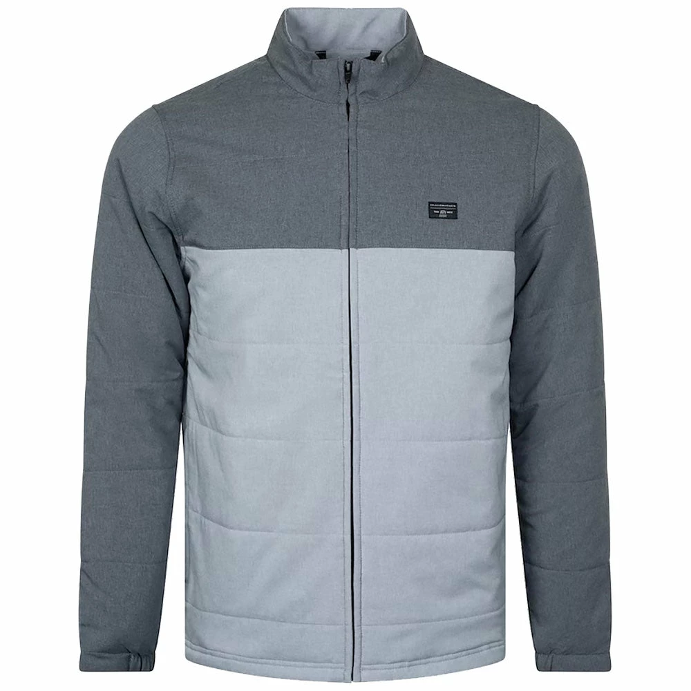 TravisMathew Bite The Bullet Heather Black Mens Golf Jacket 1 TravisMathew Bite The Bullet Heather Black Mens Golf Jacket