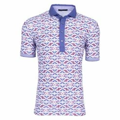 Greyson Wolf Labyrinth Mens Golf Polo