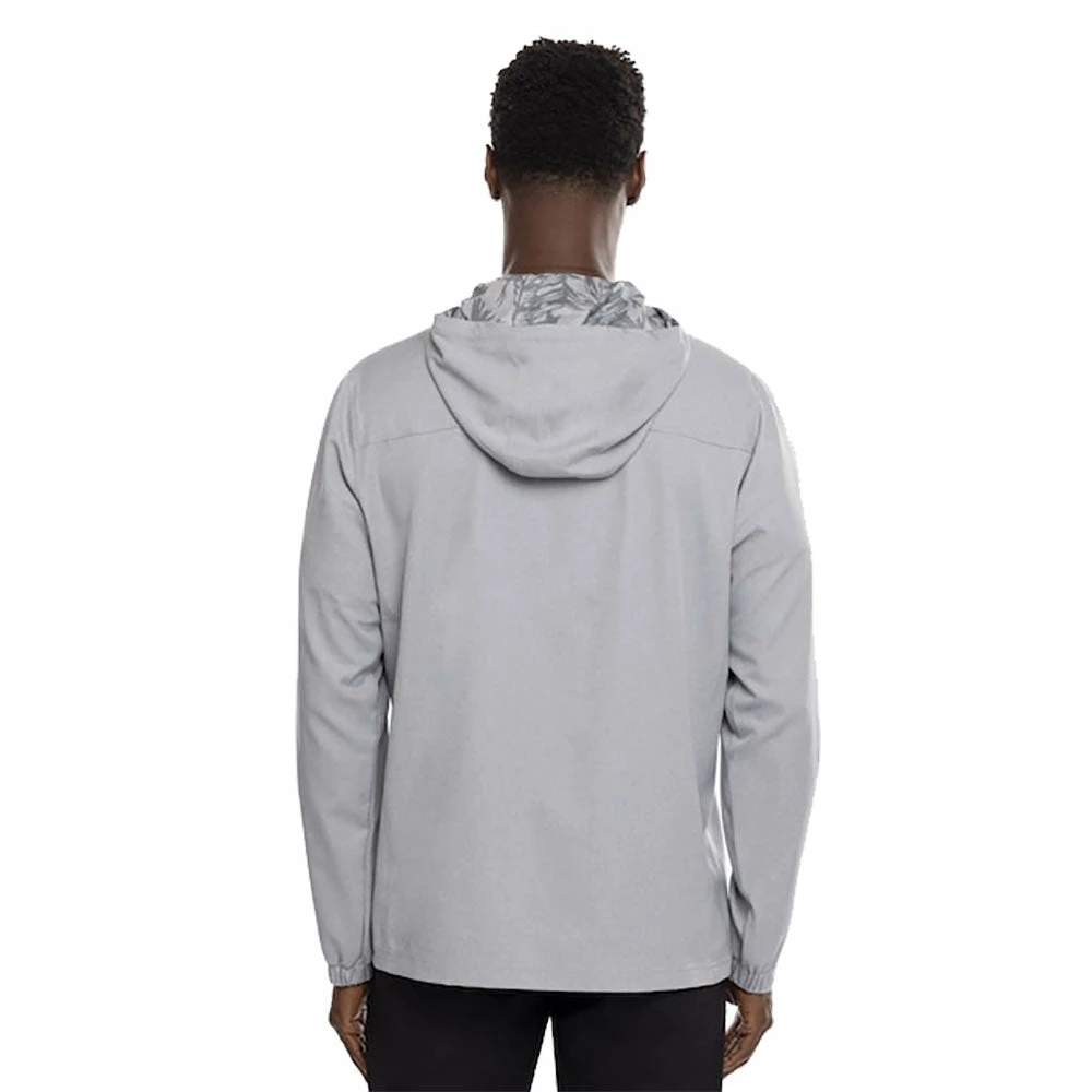 TravisMathew Skyview Heather Sleet Mens Golf 1/4 Zip 2 TravisMathew Skyview Heather Sleet Mens Golf 1/4 Zip - Image 2