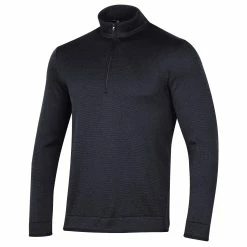 Under Armour Storm Speckled Sweater Fleece Mens Golf 1/2 Zip -Clubs Shop 27125 BLACK999 6e530a42 eb56 493f a37c f5ecb700aa97