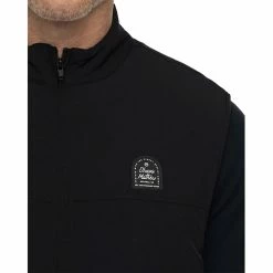 TravisMathew Good Fortune Mens Golf Vest -Clubs Shop 30657 BLACK0BLK 2