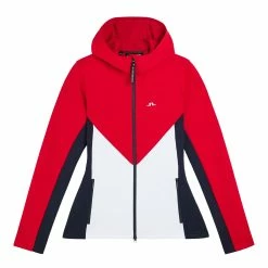 J.Lindeberg J. Lindeberg Crystal Barbados Cherry Womens Golf Jacket