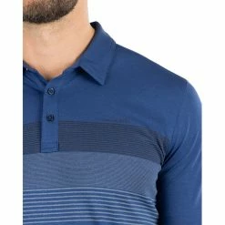 TravisMathew Late Checkout Estate Blue Mens Golf Polo -Clubs Shop 30737 ESTATEBLU4EBL 2