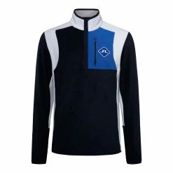 J.Lindeberg J. Lindeberg Lem Mid Layer Navy Mens Golf 1/4 Zip
