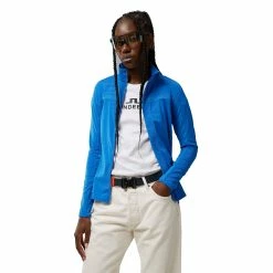 J.Lindeberg J. Lindeberg Janice Mid Layer Nautical Blue Womens Golf Jacket