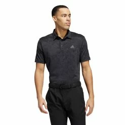 Adidas Golf Adidas Jacquard Mens Golf Polo