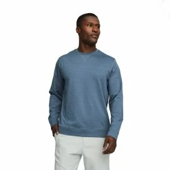 PUMA Golf Puma Cloudspun Heather Mens Crewneck Sweater