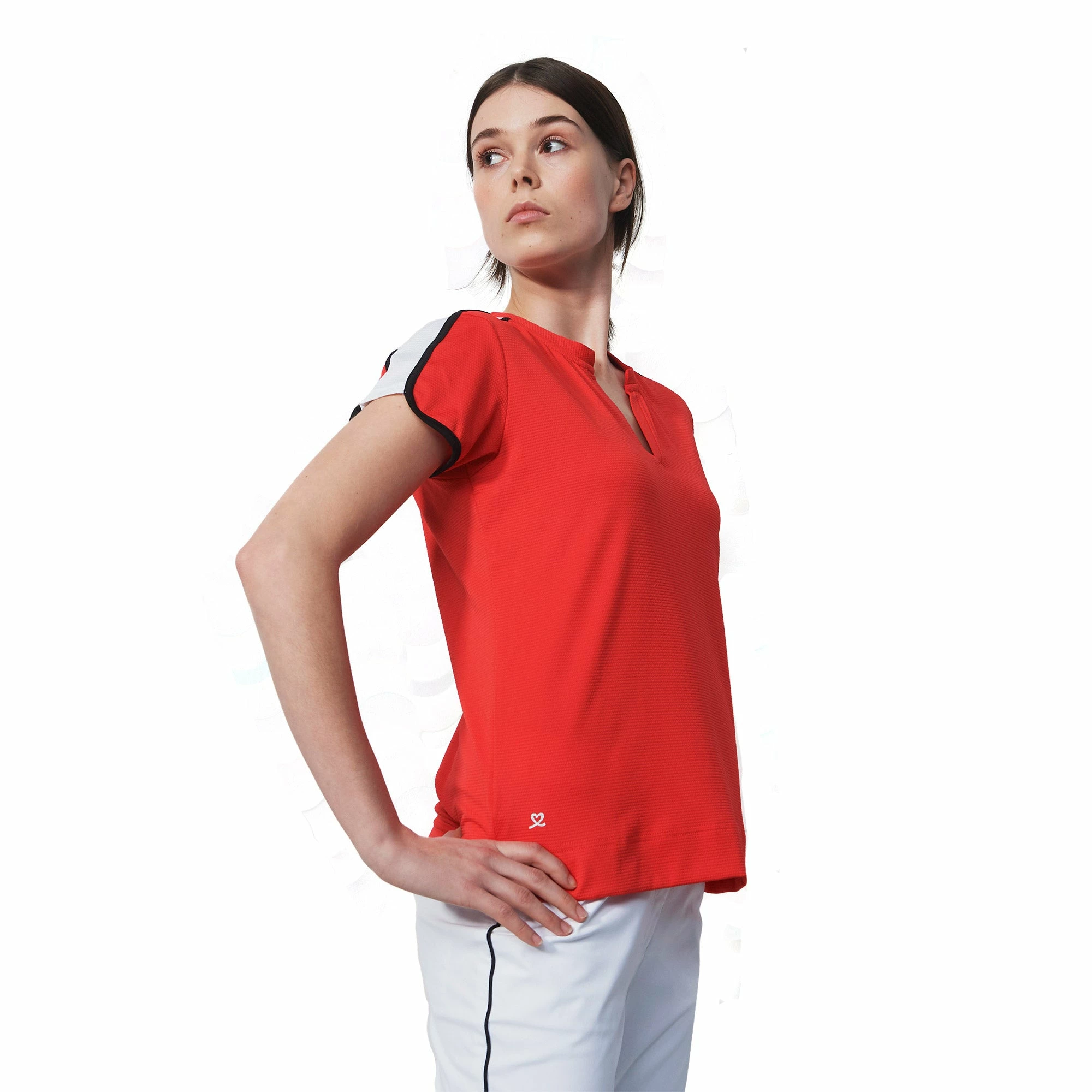 Daily Sports Clichy Womens Cap Sleeve Polo 1 Daily Sports Clichy Womens Cap Sleeve Polo