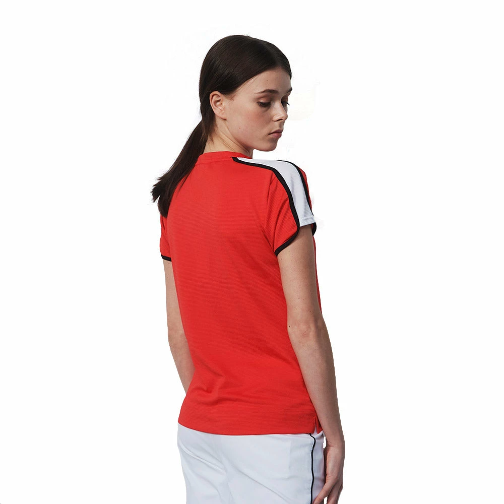 Daily Sports Clichy Womens Cap Sleeve Polo 2 Daily Sports Clichy Womens Cap Sleeve Polo - Image 2