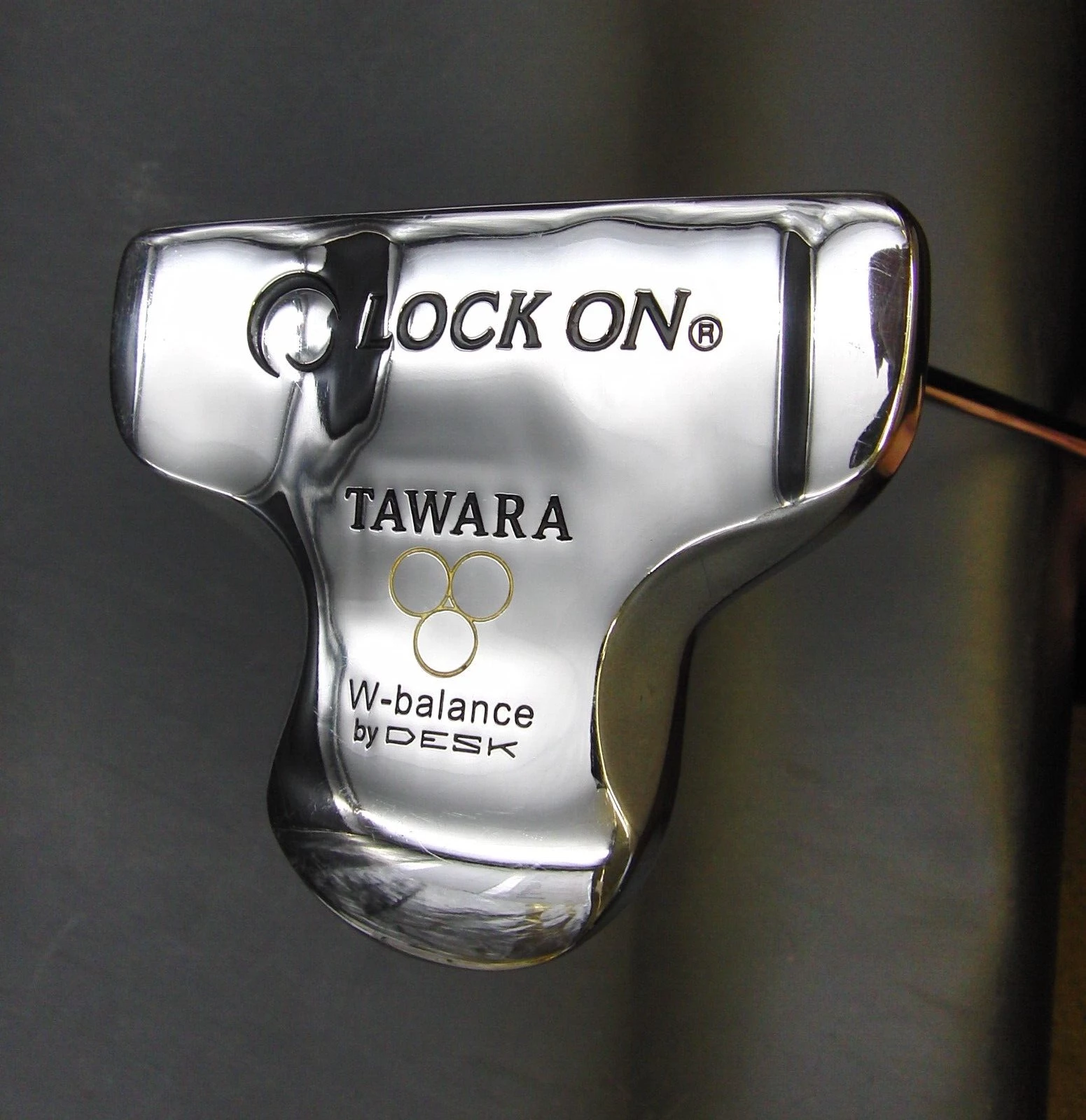 Japanese Lock On Tawara W-Balance Putter Steel Shaft 86.5cm Length Iguana Grip 1 Japanese Lock On Tawara W-Balance Putter Steel Shaft 86.5cm Length Iguana Grip