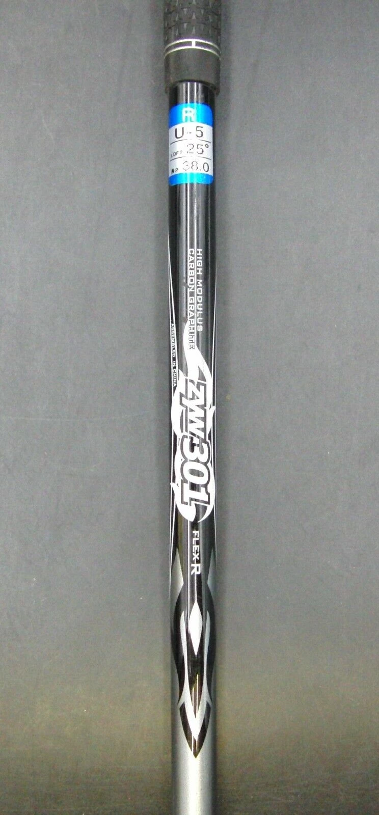 Japanese U-13 Stainless Steel 25° U5 Hybrid Regular Graphite Shaft Chaucer Grip 4 Japanese U-13 Stainless Steel 25° U5 Hybrid Regular Graphite Shaft Chaucer Grip - Image 4