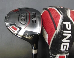 Ping G15 15.5° 3 Wood Regular Graphite Shaft Lamkin Grip + Head Cover