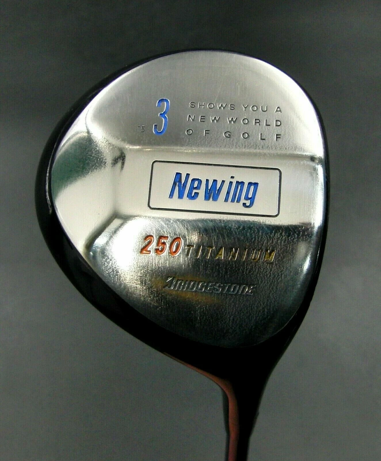 Bridgestone Newing 250 15° 3 Wood Stiff Graphite Shaft Bridgestone Grip 1 Bridgestone Newing 250 15° 3 Wood Stiff Graphite Shaft Bridgestone Grip