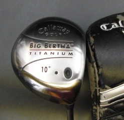 Callaway Big Bertha Titanium 10° Driver Regular Graphite Shaft Win Xi7 Grip +H/C