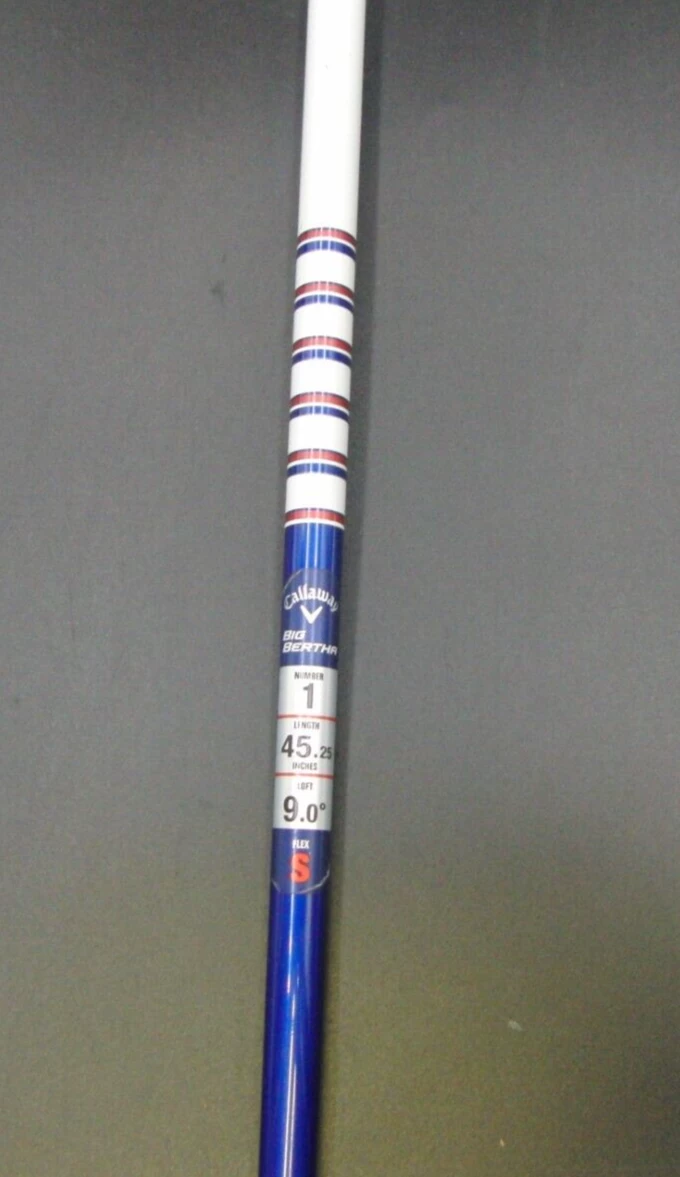 Callaway Big Bertha Alpha 9.0º Driver Stiff Graphite Shaft Golf Pride Grip 4 Callaway Big Bertha Alpha 9.0º Driver Stiff Graphite Shaft Golf Pride Grip - Image 4