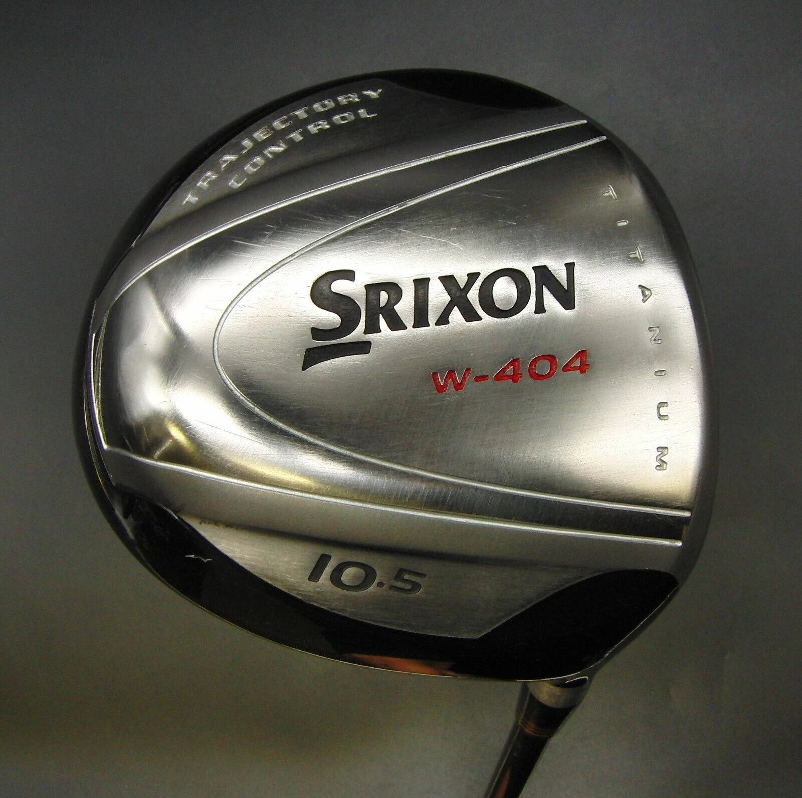 Srixon W-404 Trajectory Control 10.5° Driver Stiff Graphite Shaft Srixon Grip 1 Srixon W-404 Trajectory Control 10.5° Driver Stiff Graphite Shaft Srixon Grip