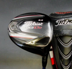 Titleist 913D2 9.5° Driver Stiff Graphite Shaft Golf Pride Grip With Head Cover