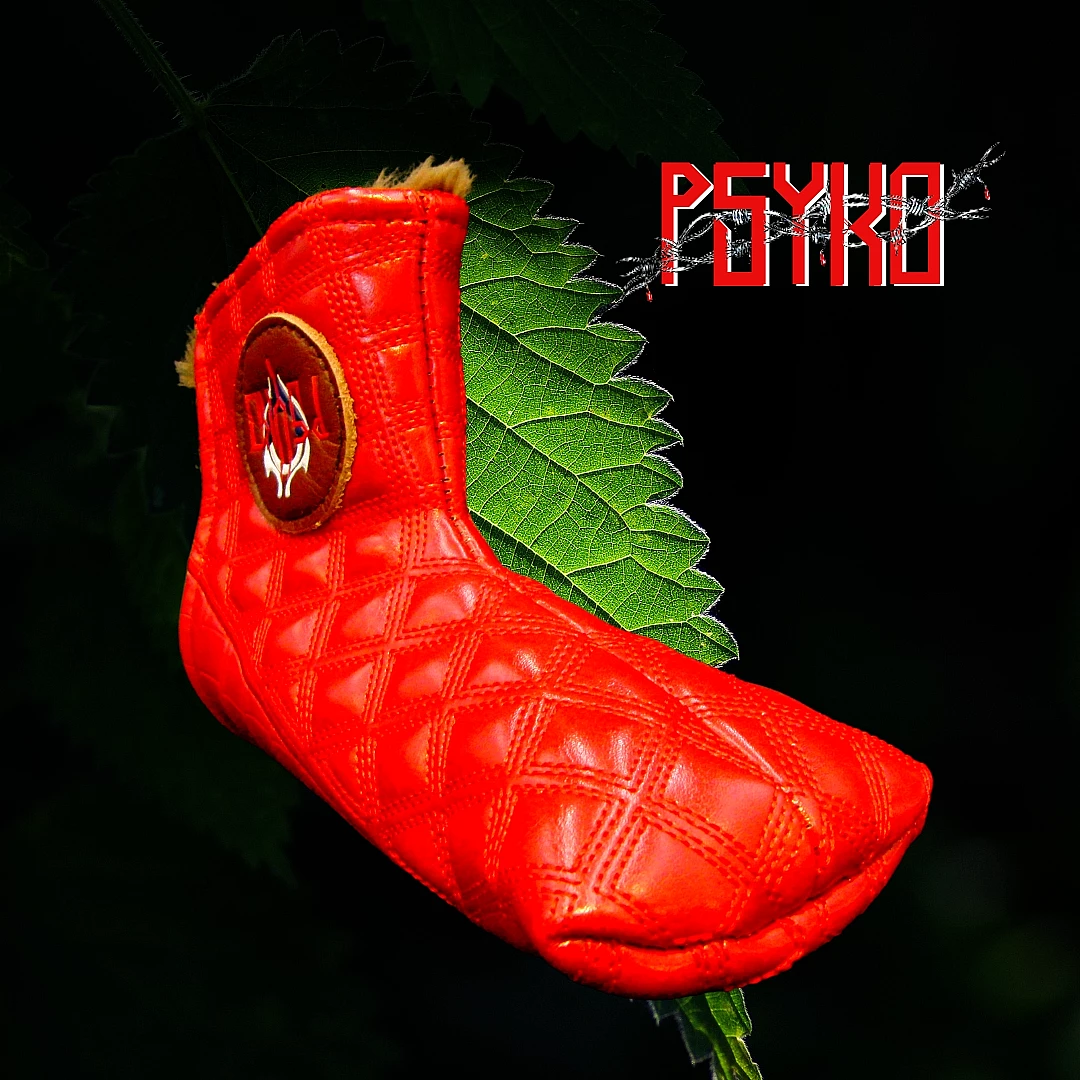 Luxury PSYKO GOLF Crocodile & Quilted Embroidered PU Leather Putter Head Cover 4 Luxury PSYKO GOLF Crocodile & Quilted Embroidered PU Leather Putter Head Cover - Image 4