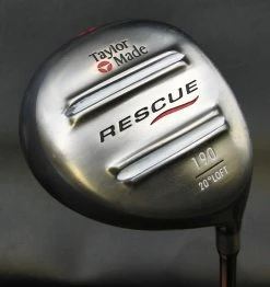 TaylorMade Rescue 190 20° Wood Stiff Graphite Shaft TaylorMade Grip