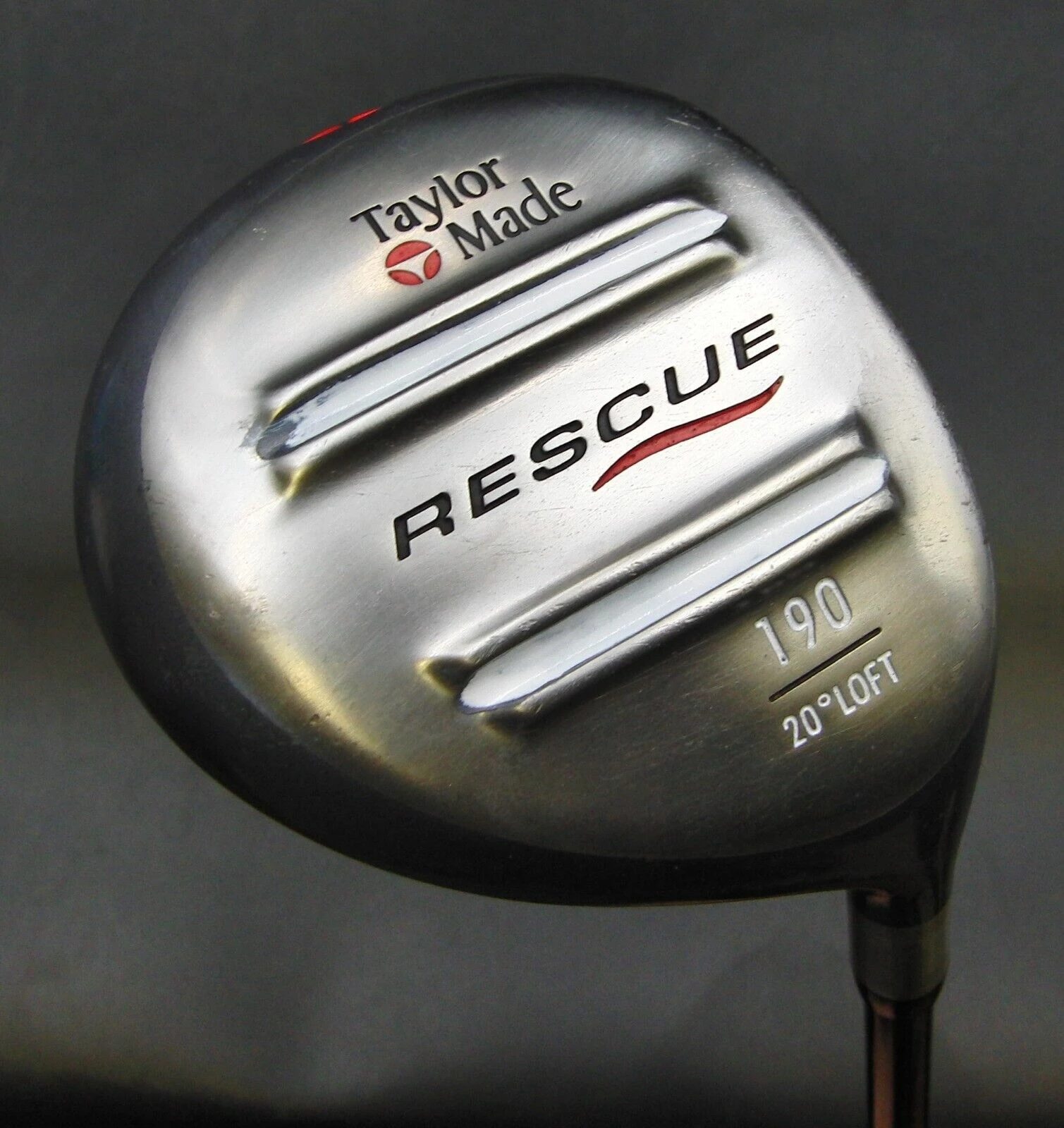TaylorMade Rescue 190 20° Wood Stiff Graphite Shaft TaylorMade Grip 1 TaylorMade Rescue 190 20° Wood Stiff Graphite Shaft TaylorMade Grip