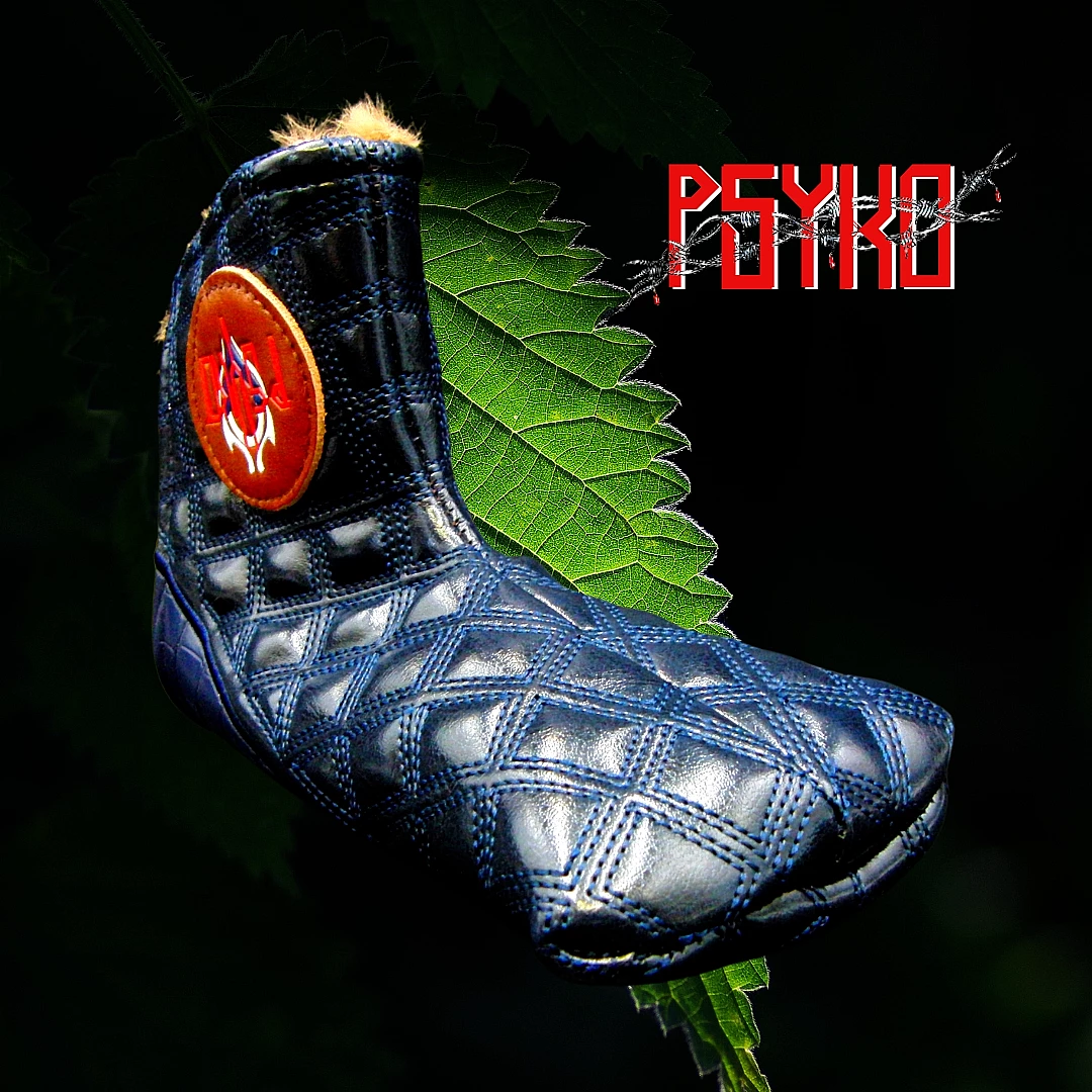 Luxury PSYKO GOLF Crocodile Quilted Embroidered PU Leather Putter Head Cover 4 Luxury PSYKO GOLF Crocodile Quilted Embroidered PU Leather Putter Head Cover - Image 4