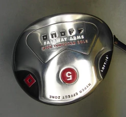 Japanese Daiwa OnOff FairWay Wide Tungsten Sole 18° 5 Wood Stiff Graphite Shaft