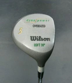 Vintage Wilson DYNAPOWER OVER SIZED 20° 5 Wood Regular Steel Shaft & Head Cover -Clubs Shop 32 2c755864 ead0 45cd a361 9e3fe48ebfc9