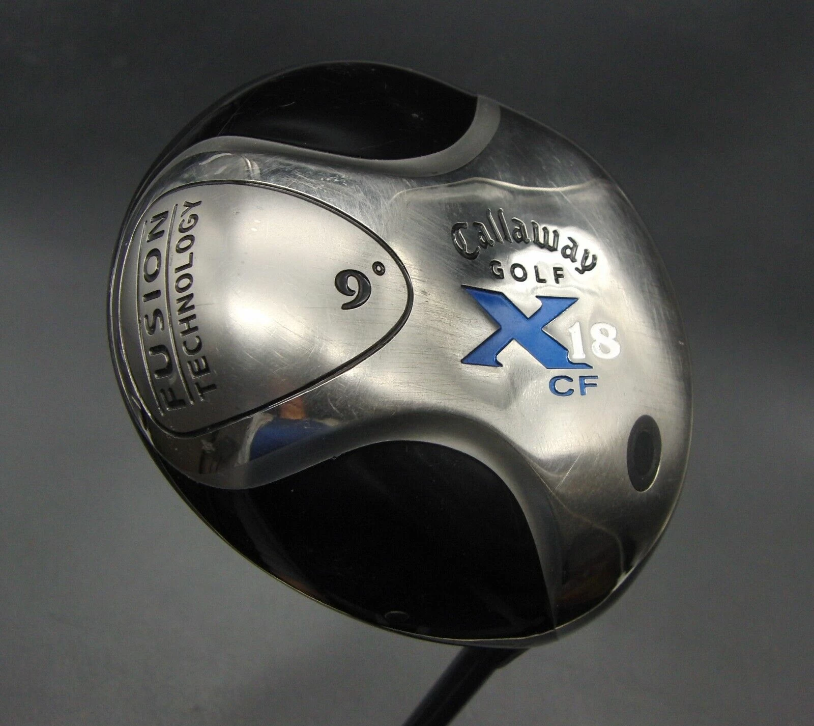 Callaway X18 CF 9° Driver Stiff Graphite Shaft Sand Grip 1 Callaway X18 CF 9° Driver Stiff Graphite Shaft Sand Grip