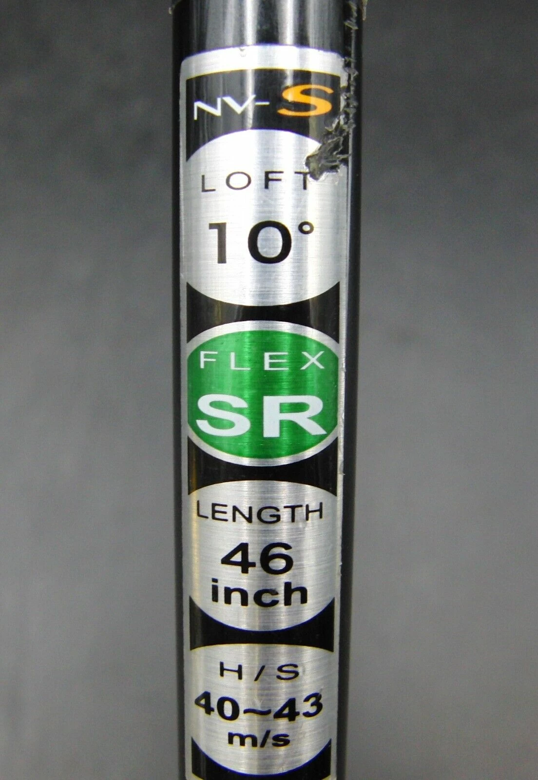 MacGregor Mactec NV-S 10° Driver Regular Graphite Shaft Lamkin Grip 5 MacGregor Mactec NV-S 10° Driver Regular Graphite Shaft Lamkin Grip - Image 5